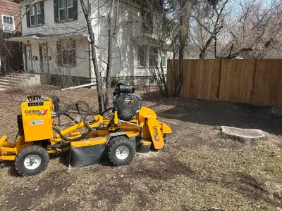 Offering stump grinding and small tree removal services. 25 years experience. Competitive rates. Dou...