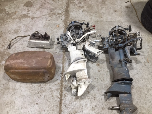 18 HP Johnson Outboard Boat Motor&amp; gas tank &amp; controls in Powerboats & Motorboats in Mississauga / Peel Region
