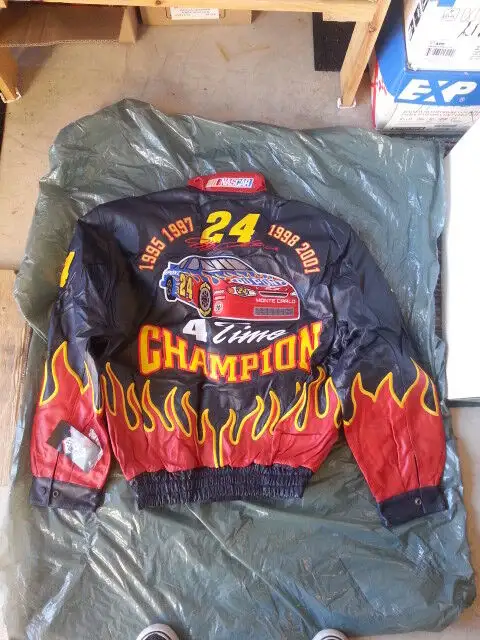 JACKET COATS NASCAR RACE TWILL & LEATHER NEW in Other in Dartmouth - Image 3