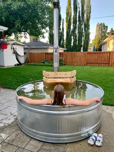 Wood Fired Hot Tubs - Firetubs! 6’x2’x2’, including all accessories - $2995. 8’x3’x2’, including all...