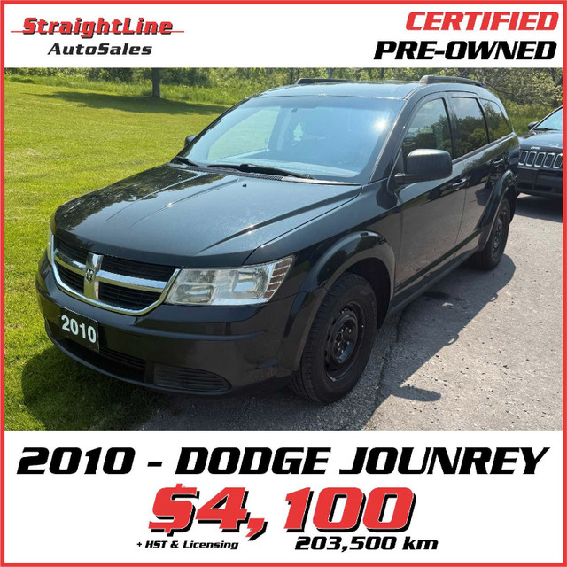 2010 Dodge Journey – 203,528 KM – CERTIFIED in Cars & Trucks in St. Catharines