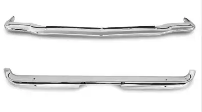 Pair of new, unused, chrome 1965/66 Mustang bumpers. One still wrapped (can open). Some slight stora...
