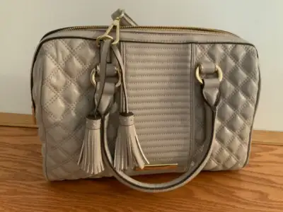 ANNE KLEIN PURSE - Taupe Grey - Long & Shirt Handle LIKE NEW, View more
