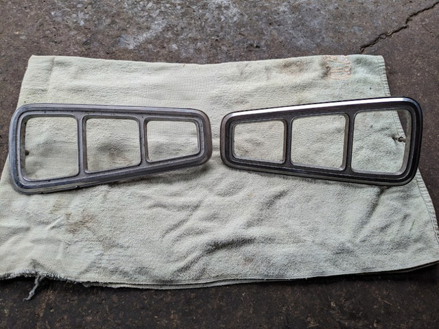 68 DODGE CORONET SUPER BEE TAIL LIGHT BEZELS in Other Parts & Accessories in Hamilton