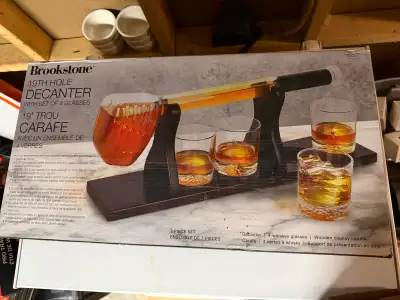 Brookstone Decanter golf, View more