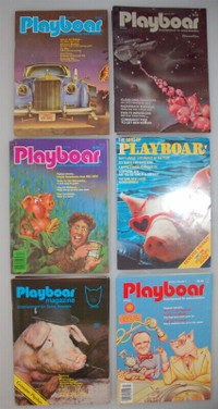 Playboar Magazines 1980's