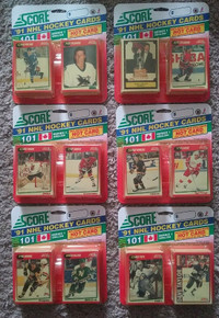 1991-92 SCORE … BLISTER PACKS … One Exclusive HOT CARD per pack