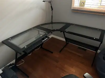 Glass Office Desk, View more