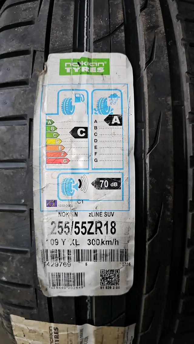 4 pneus d'été neufs P255/55R18 109Y Nokian Zline SUV | Tires & Rims ...