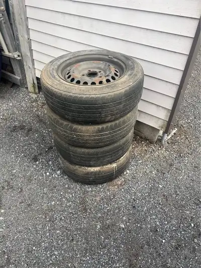 Firestone summer tires maybe good for one season and rims for Honda civic