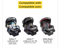 Safety 1st Infant Car Seat Base - Black Model: 22075cblk