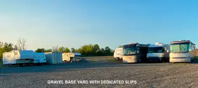Offering Dedicated Outdoor Slips on packed gravel base. Secure - 24/7 Video Surveillance and owners...