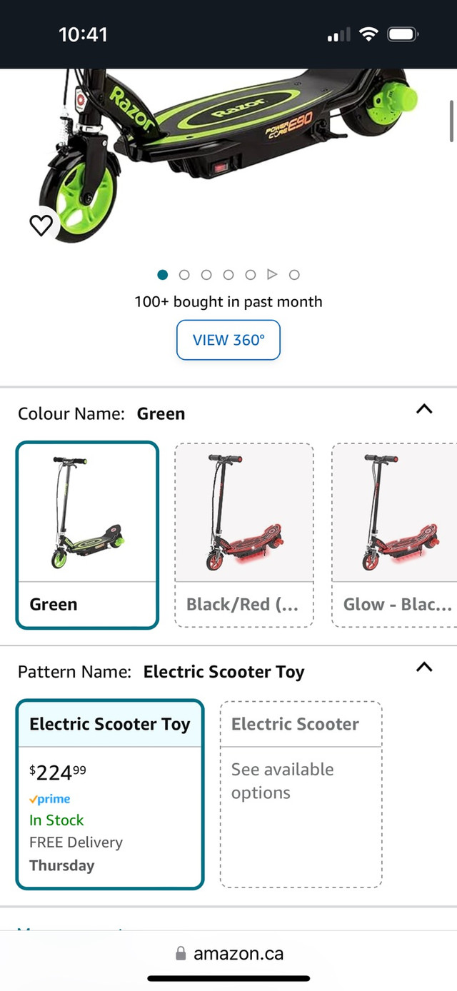 Razor electric scooter and charger in Kids in Oakville / Halton Region - Image 2