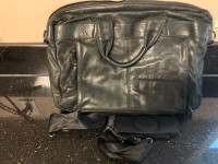 Andrew Marc soft leather messenger or laptop bag.