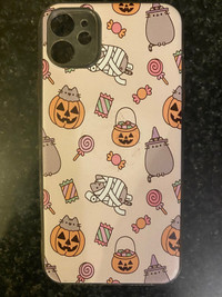 iPhone 11 Case Halloween Pusheen Pumpkin Candy 