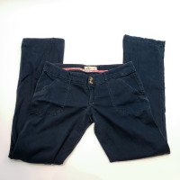 Hollister Navy Flared Trousers