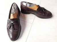 Chaussures en cuir/leather shoes, homme/man: 9,5 us