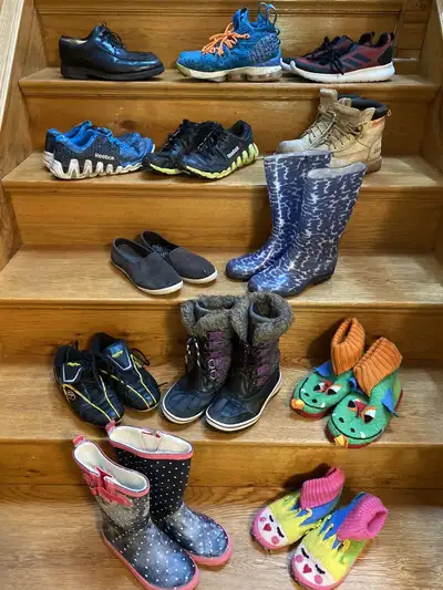 Kids & Adult shoes & boots & socks , View more