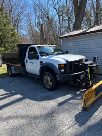 Ford 550 super duty dump truck