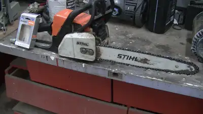 Stihl MS 017 chainsaw, View more