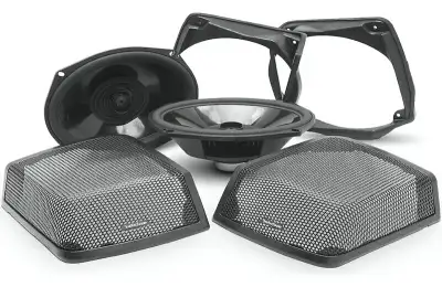 Rockford Fosgate TMS69BL9813 6"x9" 2-way speakers for 1998-2013 Harley-Davidson® motorcycles with ha...