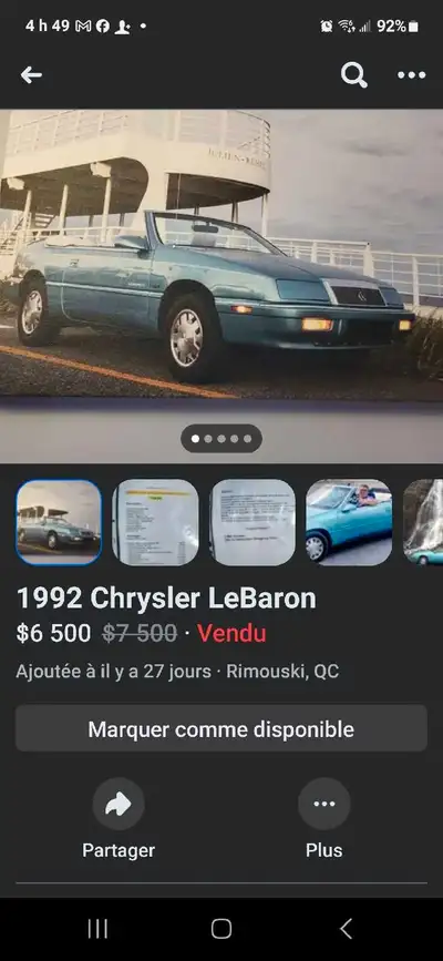 Très propre jamais sortie l'hiver peinture original.