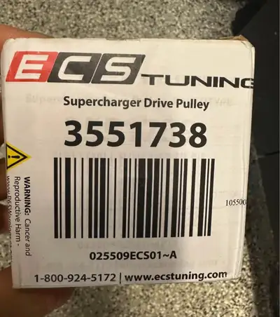 ECS Tuning Pulley Supercharger 57.6mm Audi 3.0T 2010@2019, View more