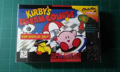 Super Nintendo Kirby's Dream Course Box, View more