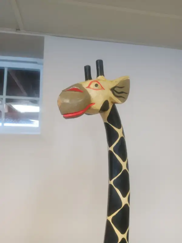 2 Wooden Giraffes..!63848997445379124