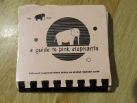 A Guide to Pink Elephants Cocktail DRINK Guide Book Vintage