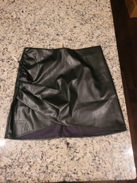 Faux Leather Skirt (Size 6/8)