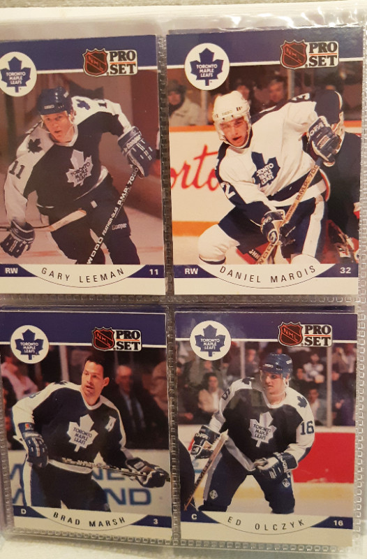 Toronto Maple Leafs 1990-91 - Pro Set Hockey Cards in Arts & Collectibles in Hamilton - Image 4