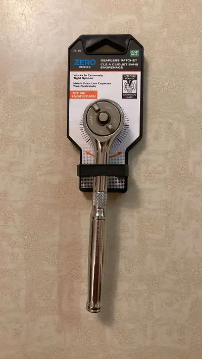 1/4" Drive Zero Degree Ratchet, View more