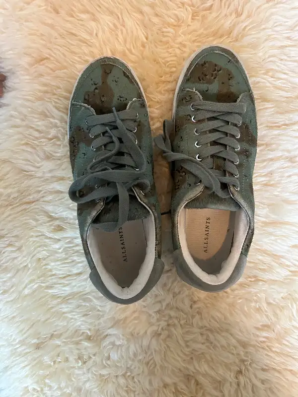 All Saints fur sneakers- size 38 in Women's - Shoes in Barrie - Image 2