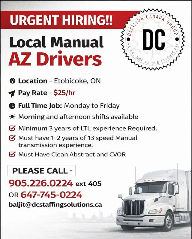 AZ DRIVER- ETOBICOKE, ON in Drivers & Security in Mississauga / Peel Region - Image 2