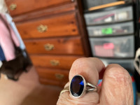 Silver  Shrilanka Sapphire Ring