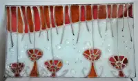 FUSED GLASS PLATTER TRAY / SERVING DISH