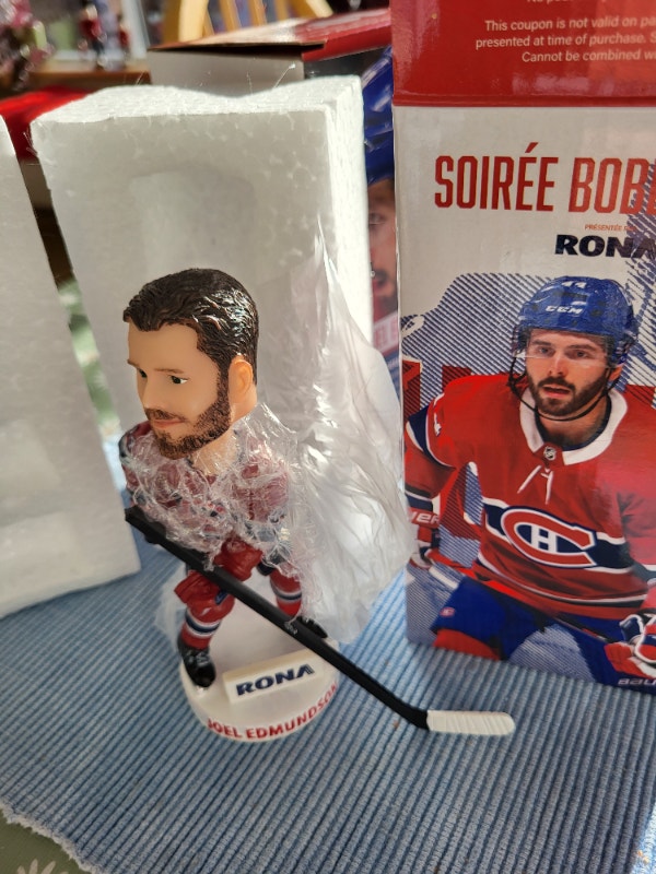 Bobblehead Canadiens Montreal Edmundson Centre Bell 12/ 12 /22 Art et objets de collection