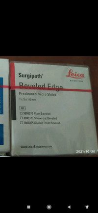 Magna and Leica Surgipath Beveled Precleaned Micro Slides
