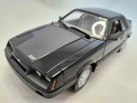 1985 Ford Mustang Foxbody GT 5.0 Black 1:18 Diecast GMP Rare New