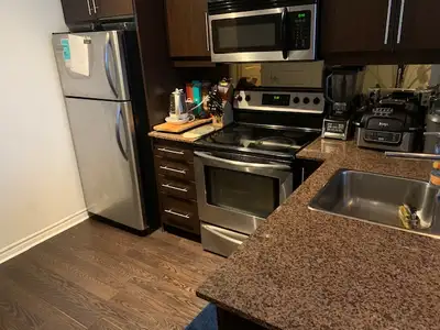 One bedroom condo, plus den and two washrooms
