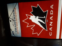 Brand new in packaging, Team Canada Hockey wool banner