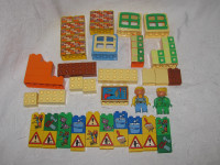 Lego Bob the Builder Set - 2 Figures, Wendy, Wallpaper, Doors