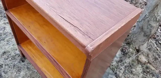 Antique oak barrister bookcase 2 tiers 4 parts no doors 40.5” H in Bookcases & Shelving Units in Ottawa - Image 4