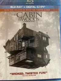 The cabin in the Woods Blu-ray bilingue 10$ new unopened 