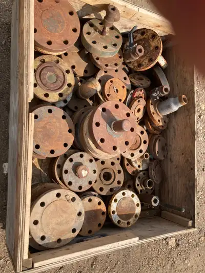 For Sale: Misc Oilfield Blinds and Threaded Flanges. Good Condition. Asking $25 obo each Contact Joh...