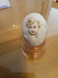 Antique Porcelain Baby Birthing Egg