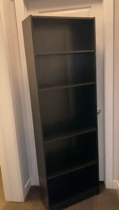 Including delivery. No extra fees black IKEA shelf is a versatile storage solution for any room. It...