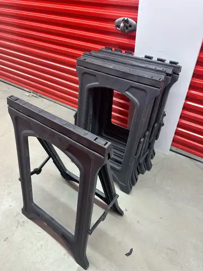 Heavy-Duty Folding Sawhorses – 8 Available, View more