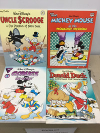 Lot of 4 Disney Comic books (Paperback )